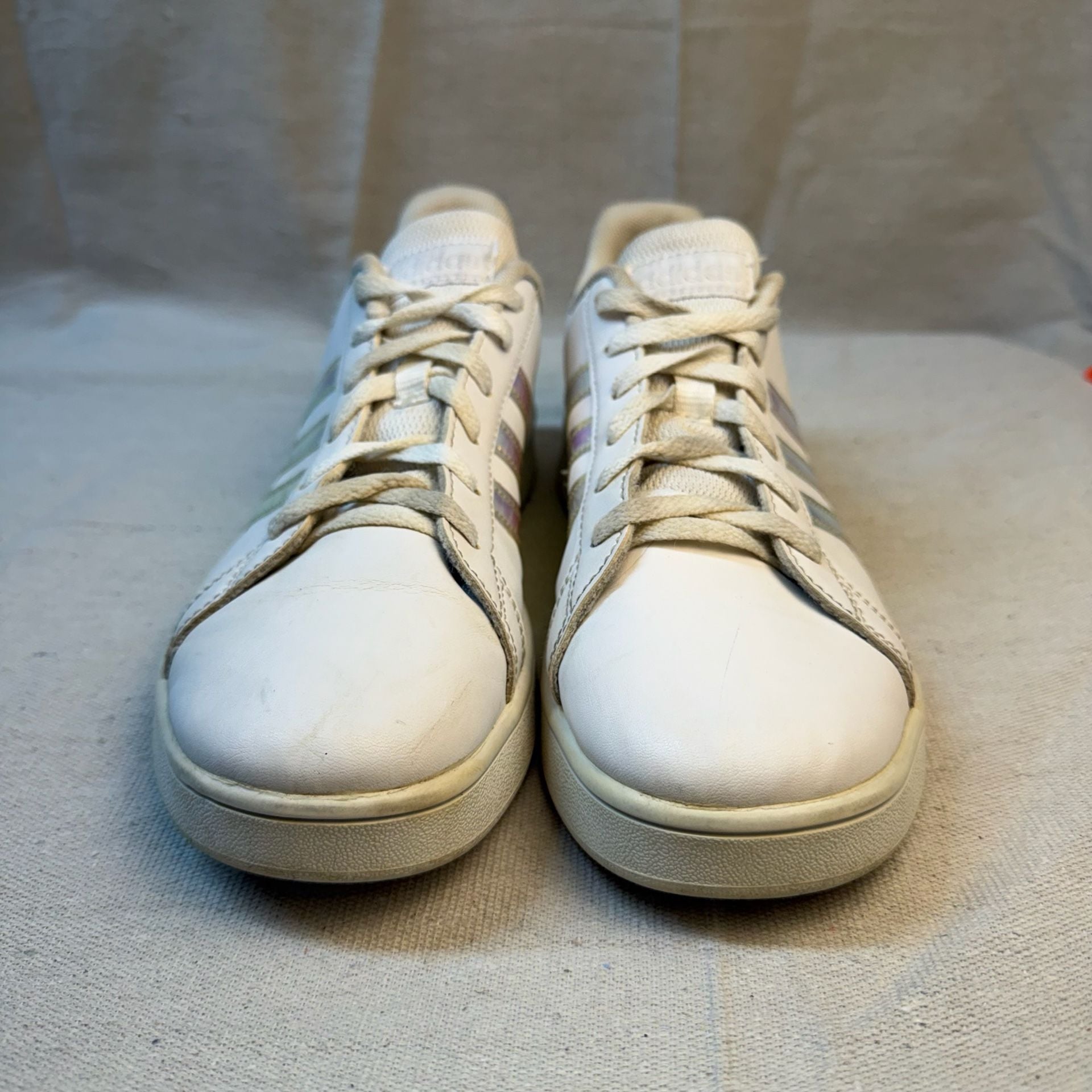Adidas Grand Court Sneakers White Iridescent 3