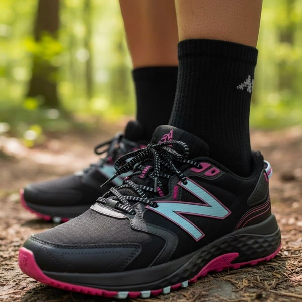 New Balance 410v7 Black Pink Glow WT410BP7