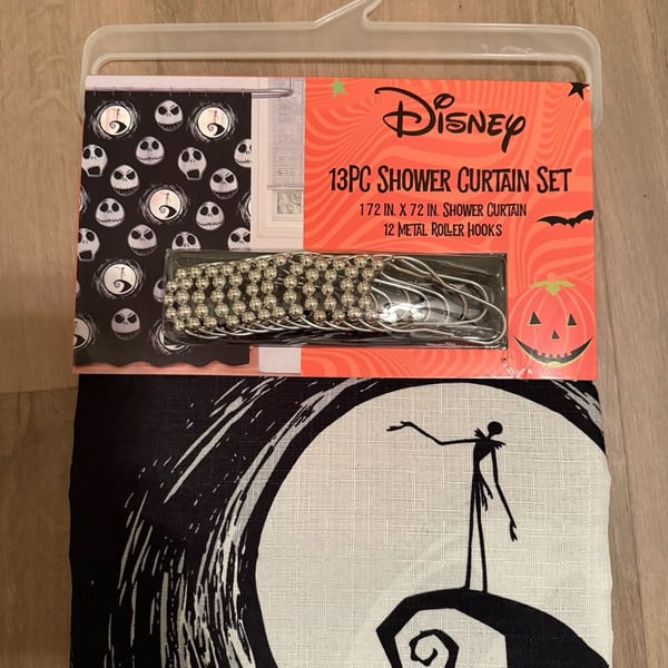 Disney Nightmare Before Christmas Shower Curtain Set