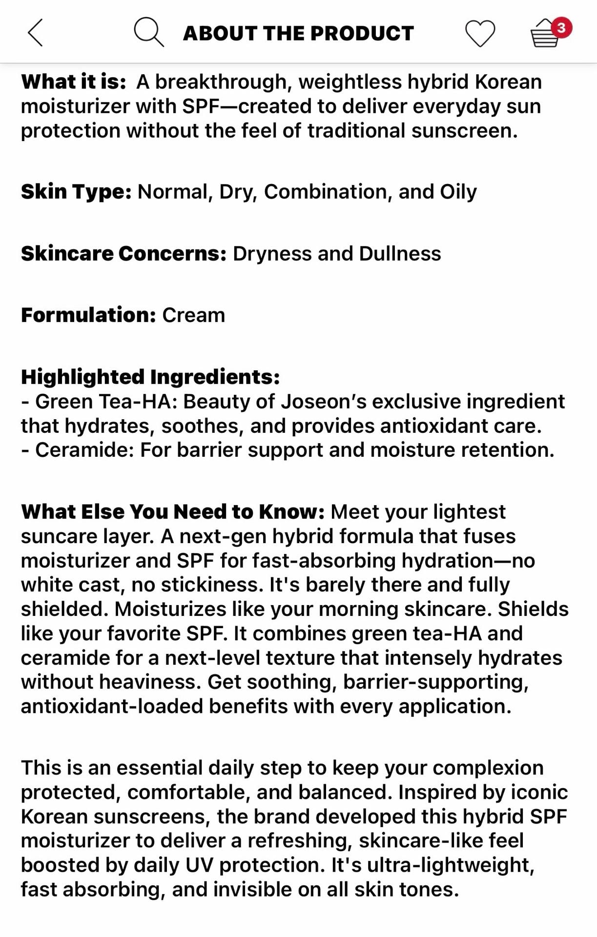 Beauty of Joseon Dayscreen 2-in-1 SPF 30 + Revive Eye Serum Ginseng Retinal 10