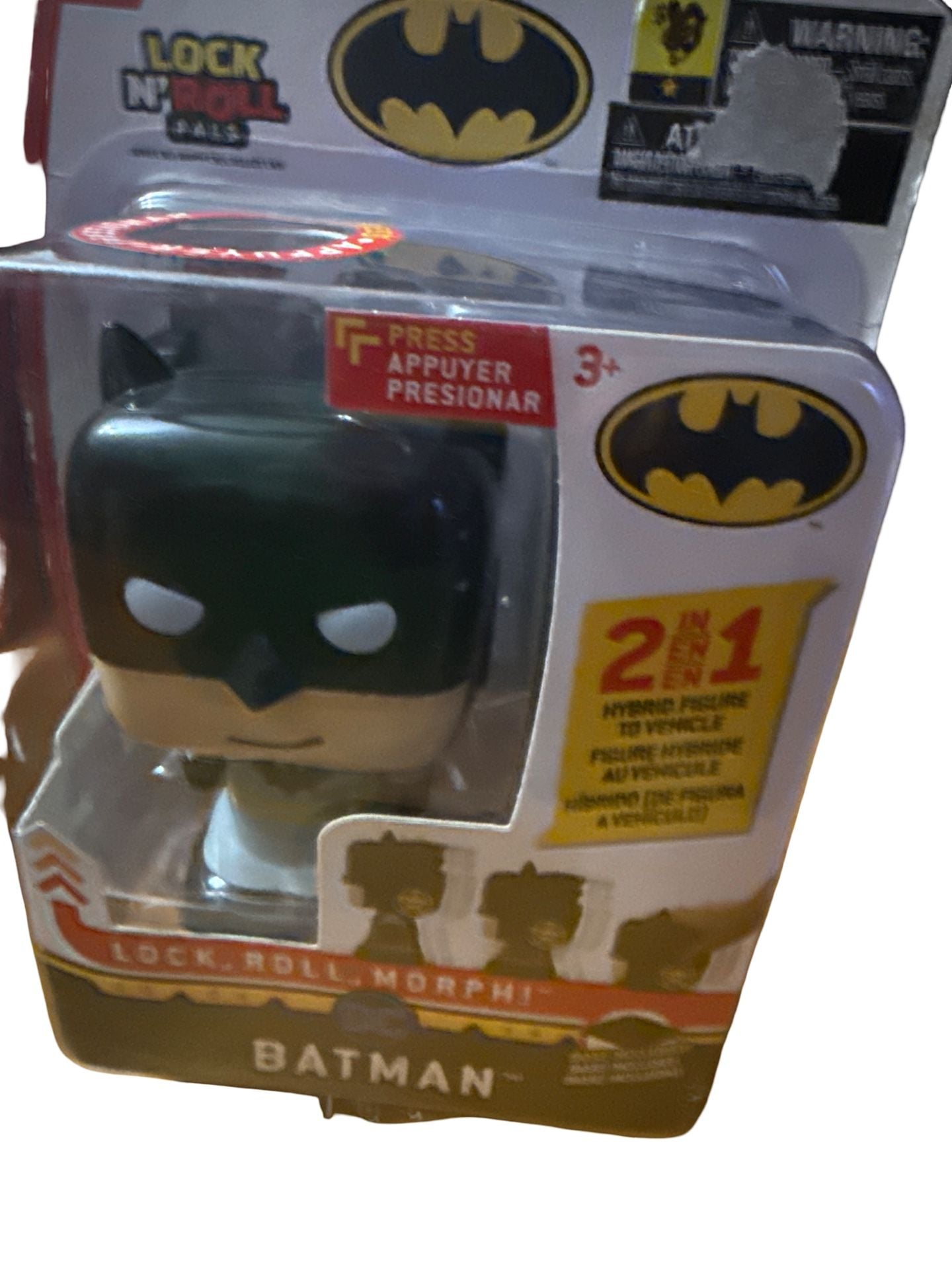 Jam'n Products DC Batman Lock N' Roll Pals 2 in 1 Hybrid Figure to Vehicle 2