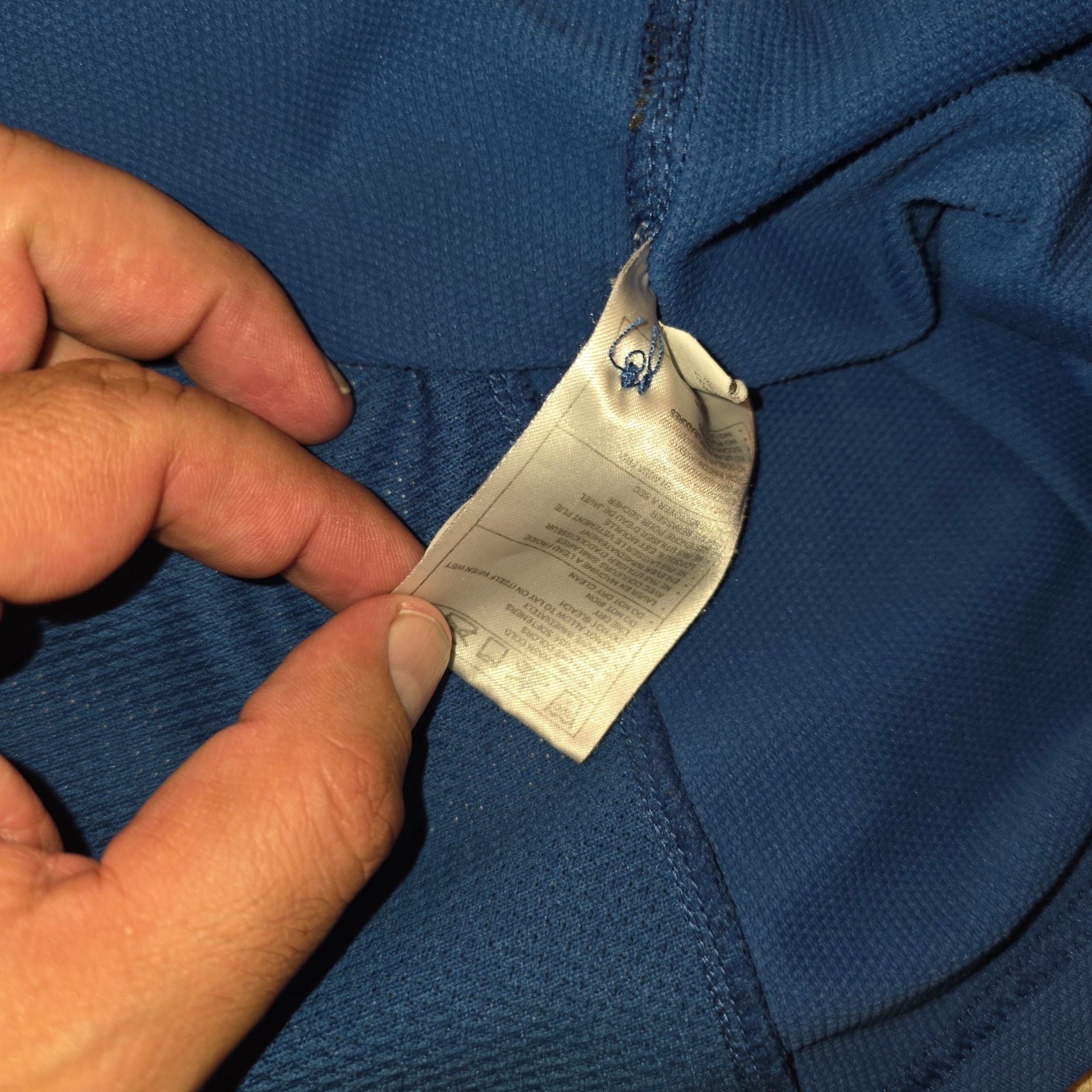 Nike Sphere Dry Tennis Polo Size L Blue Short Sleeve 6