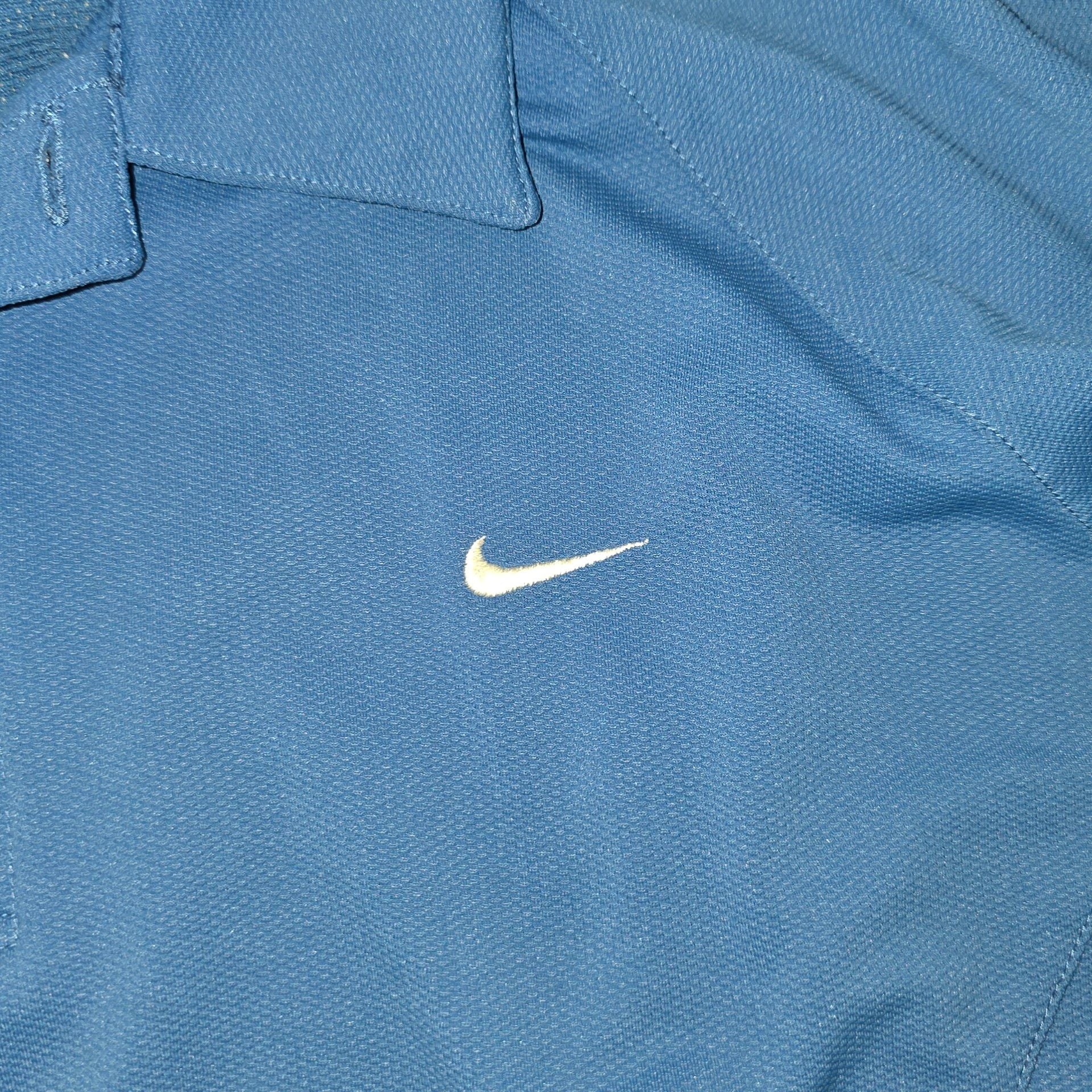 Nike Sphere Dry Tennis Polo Size L Blue Short Sleeve 3