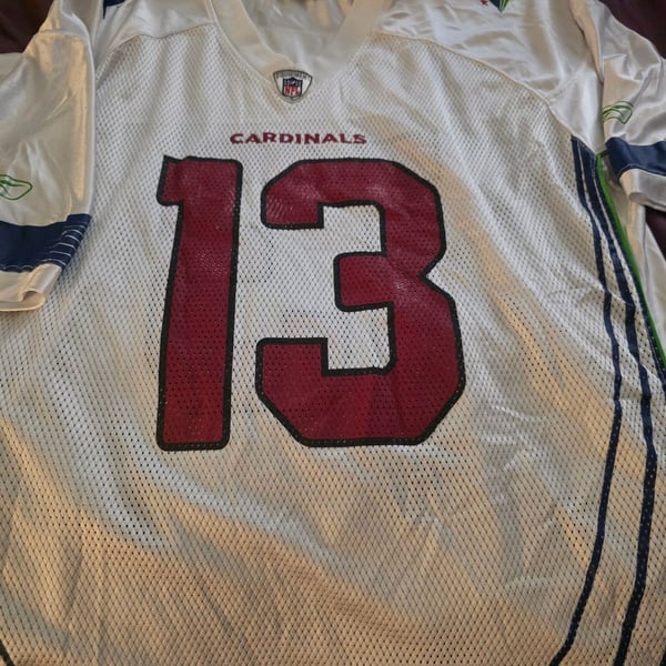 Reebok Arizona Cardinals Kurt Warner 13 Jersey Size XL White