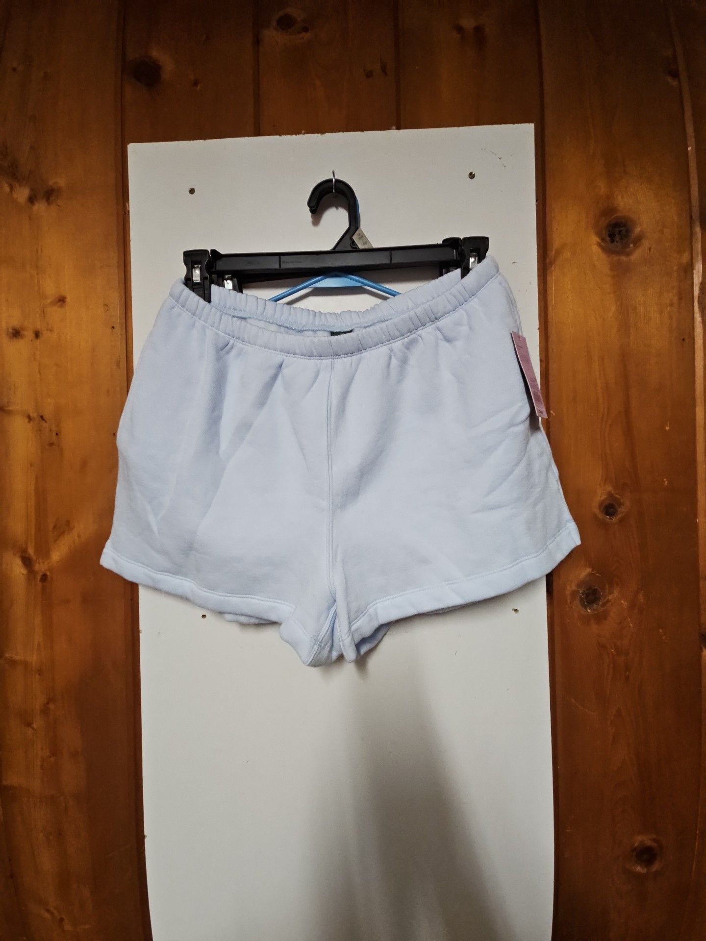 (469) Wild Fable Fleece Sweat Shorts Size L Airy Blue 2