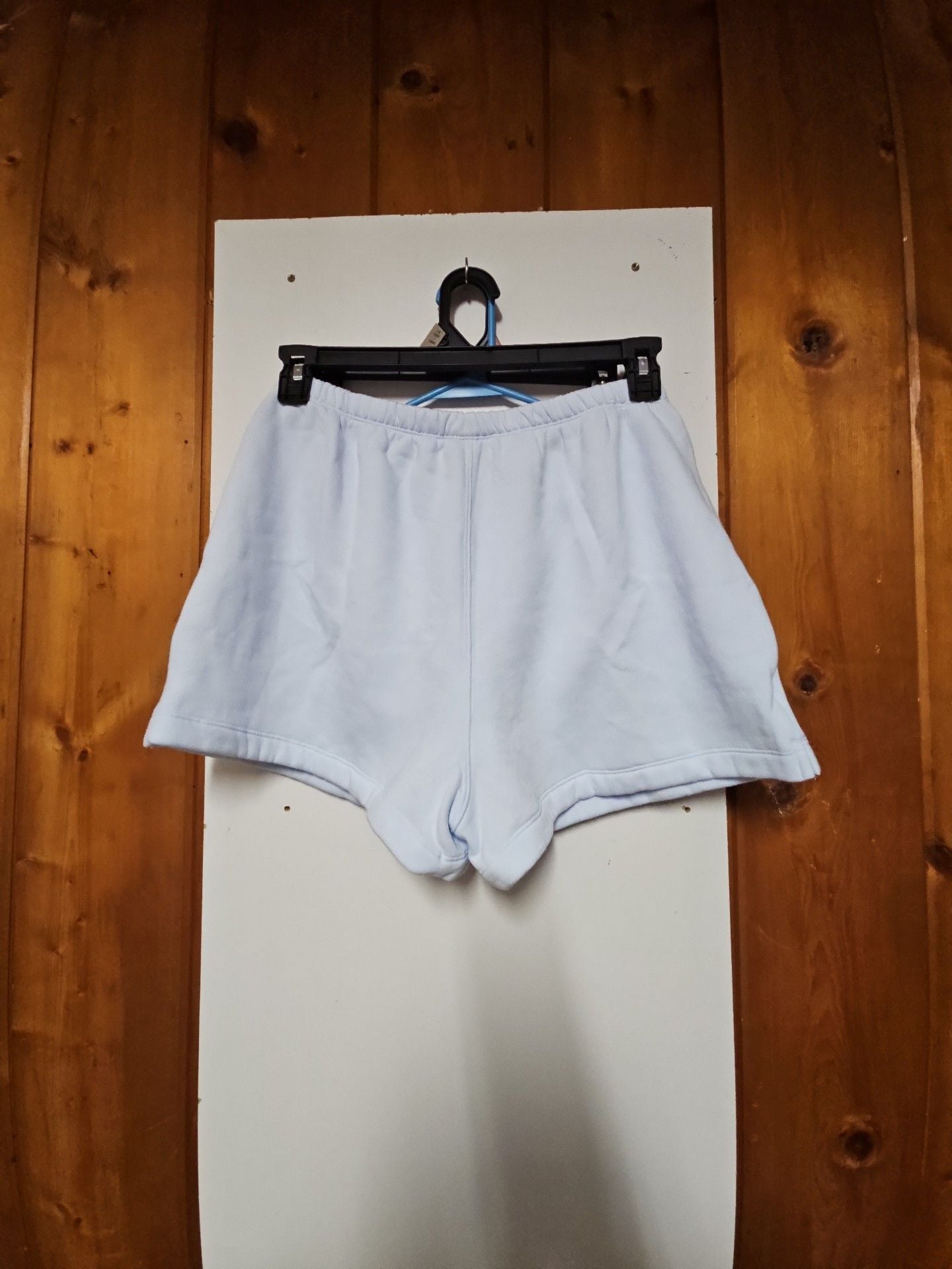 (469) Wild Fable Fleece Sweat Shorts Size L Airy Blue 5