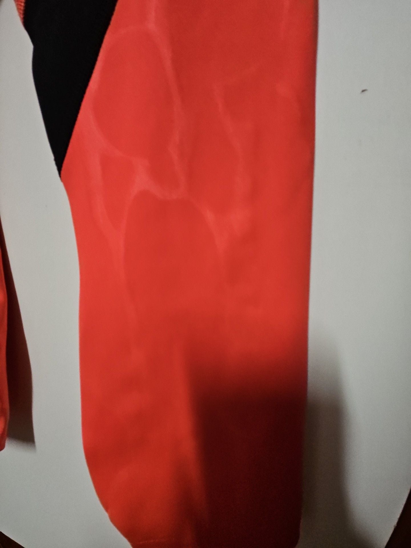 (543) Under Armour Rush Embossed Shine Leggings Orange 6