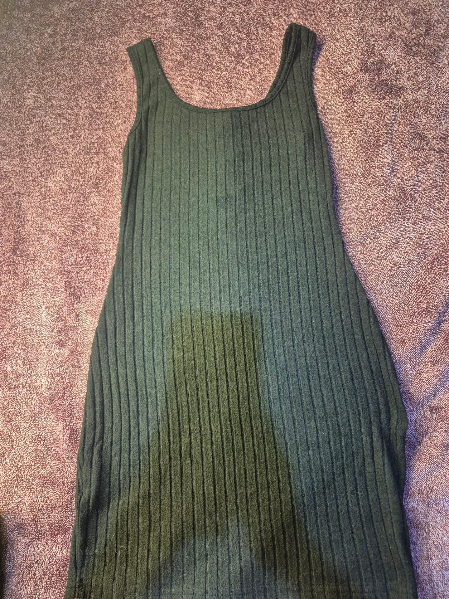 Unbranded Ribbed Long Sleeve Mini Dress Black 2 pc. 4