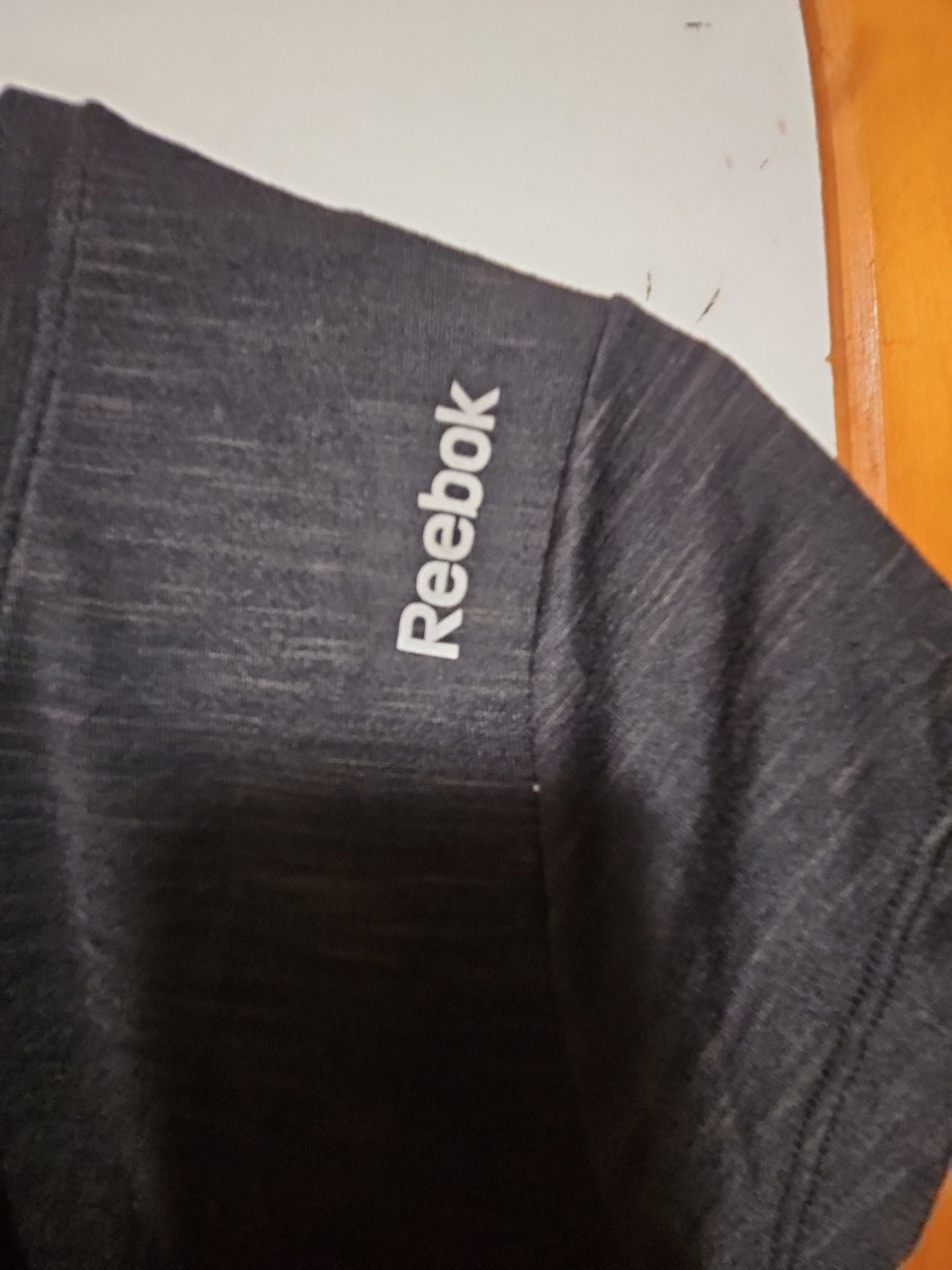 (274) Reebok Active T-Shirt Size L Black Heather 3