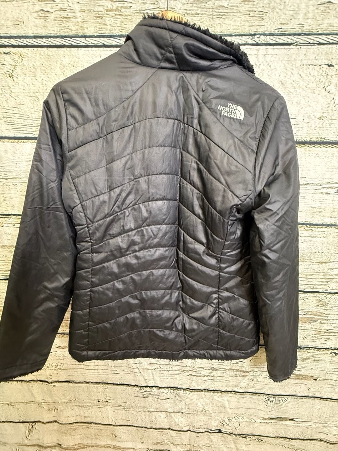 The North Face Jacket Small Black Quilted 4