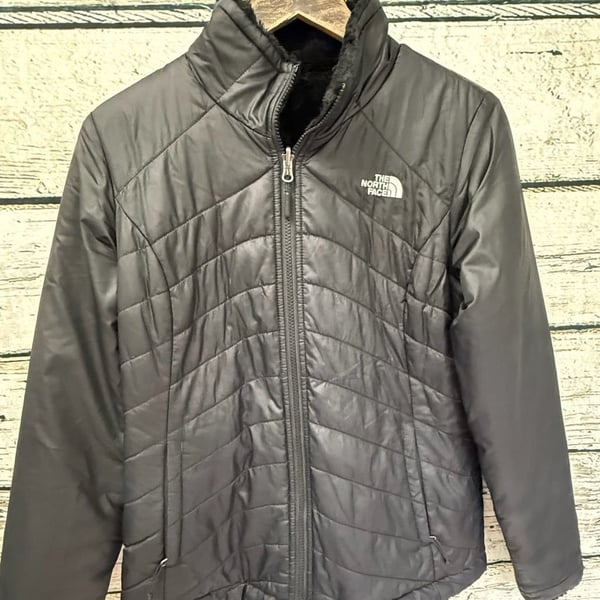 The North Face Jacket Small Black Quilted 
