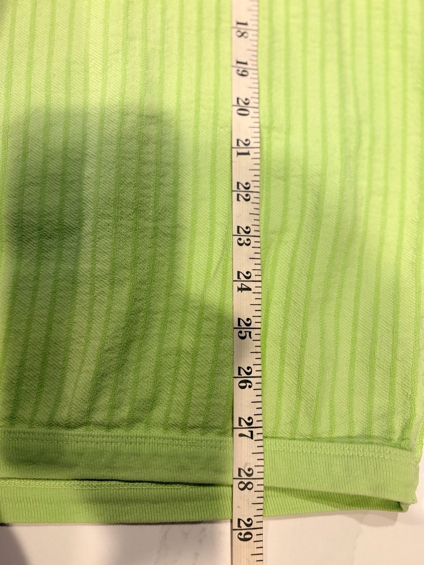 Vintage 90s Carolina Clothing Co Lime Green Textured Pullover Made USA L (176) 6