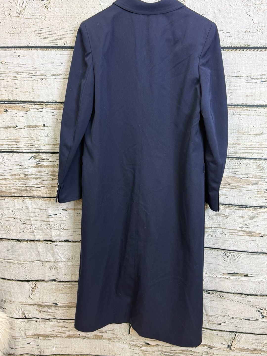 Louis Féraud Paris Coat Size 40 Blue Wool Blend 7