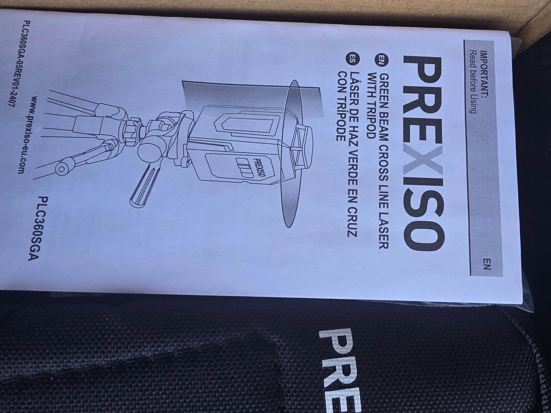 Prexiso Green Beam Cross Line Laser PLC360SGA 6