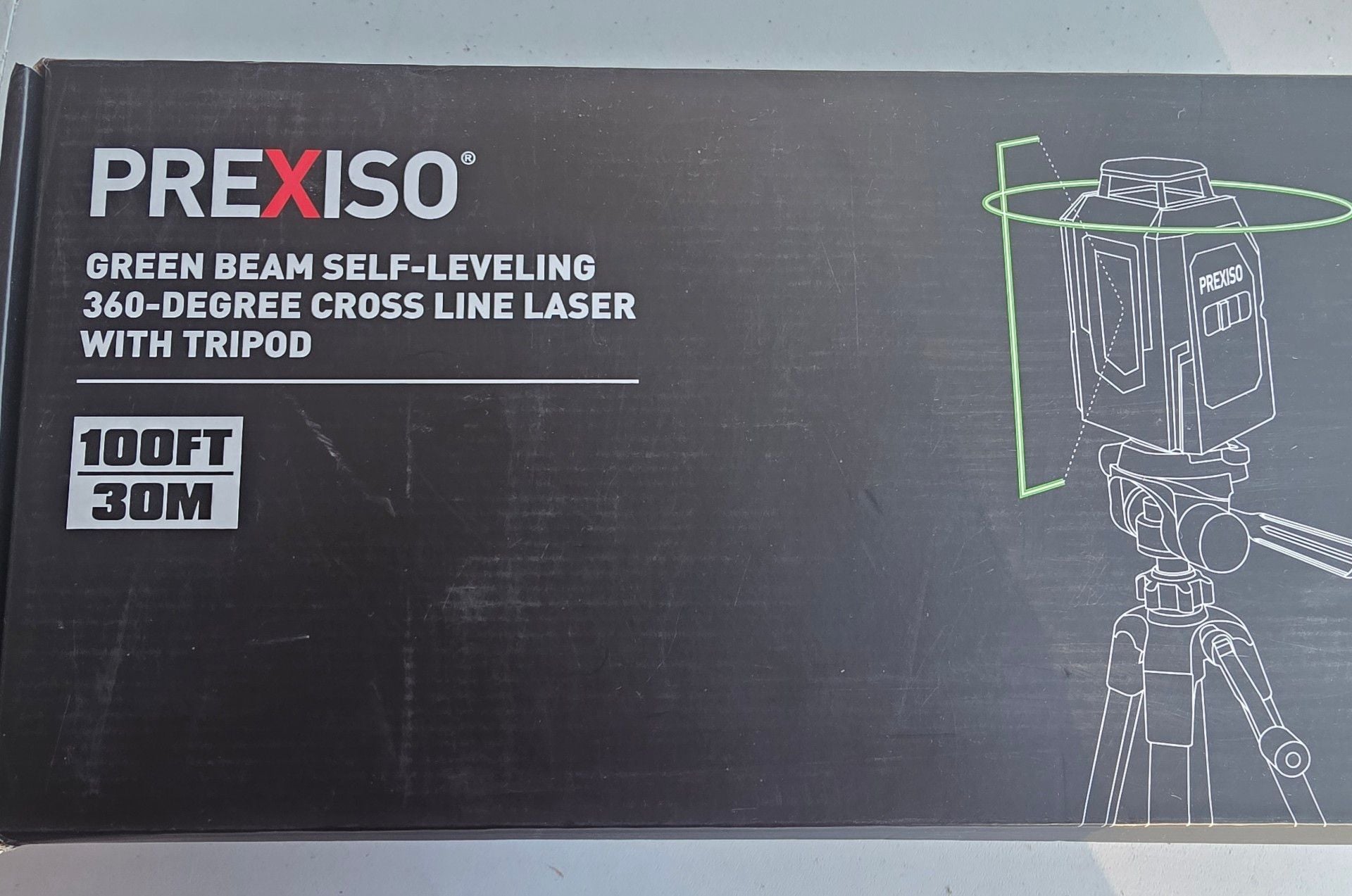 Prexiso Green Beam Cross Line Laser PLC360SGA 1
