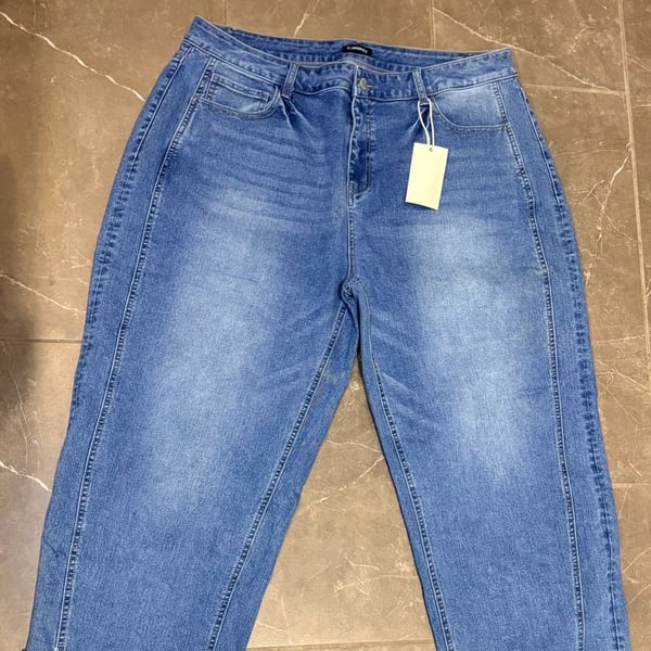 Flamingals Deep Roll Cuff Denim Jeans (180)