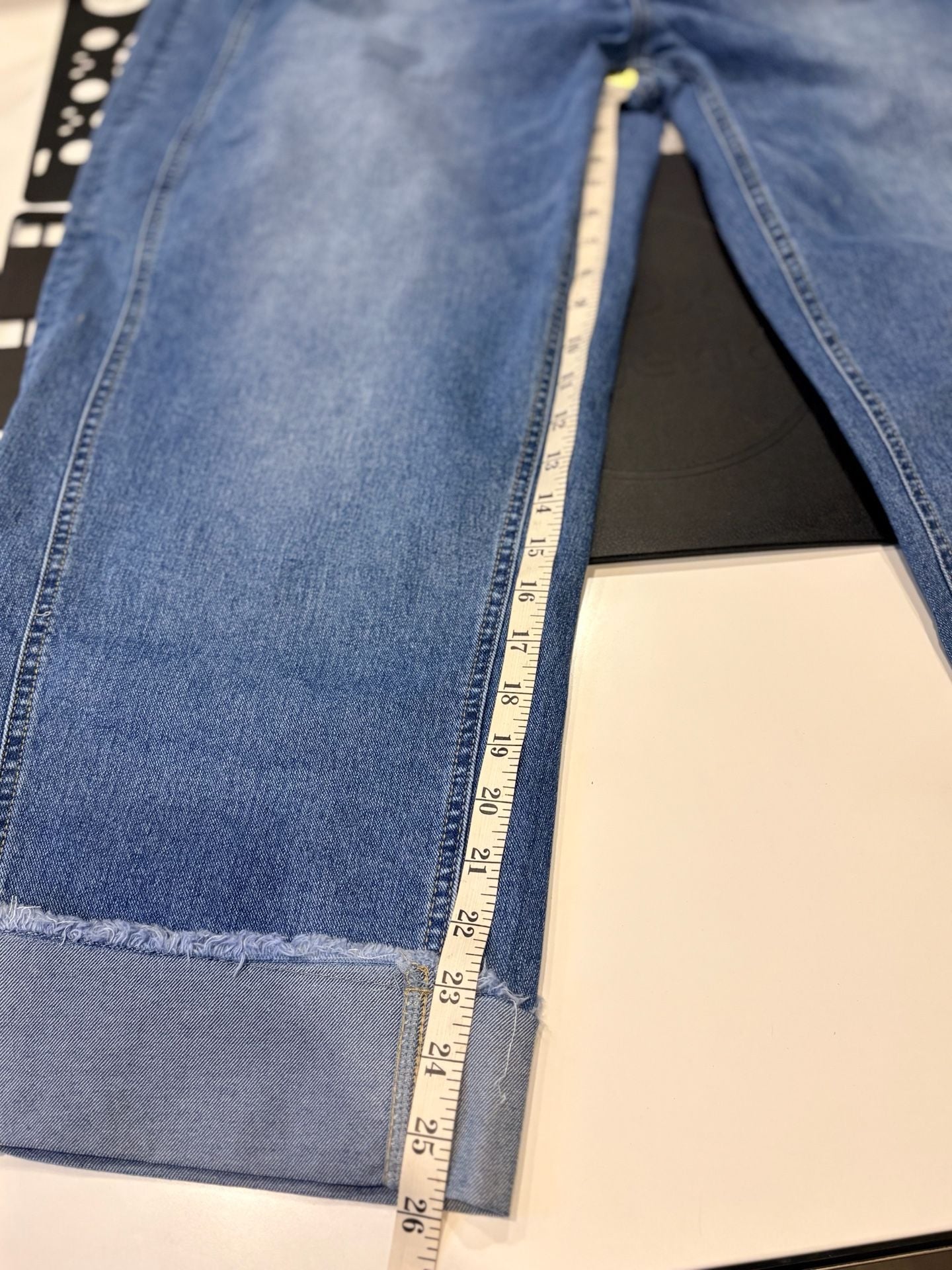 Flamingals Deep Roll Cuff Denim Jeans (180) 8