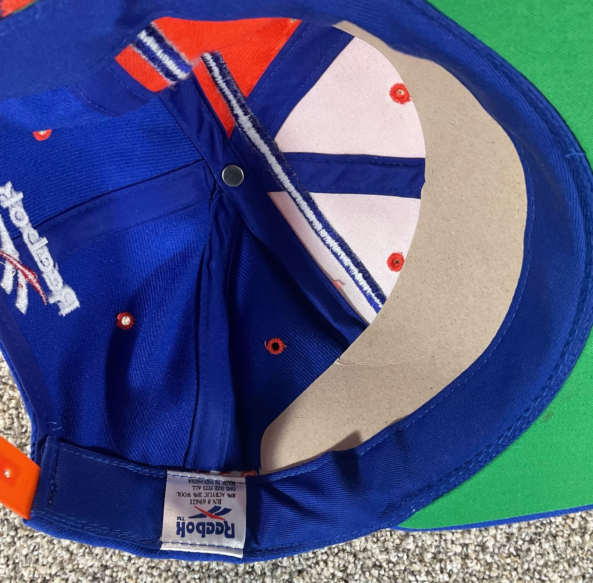90’s Reebok Proline Vintage Denver Broncos NFL Snapback Hat Orange NEVER WORN 5