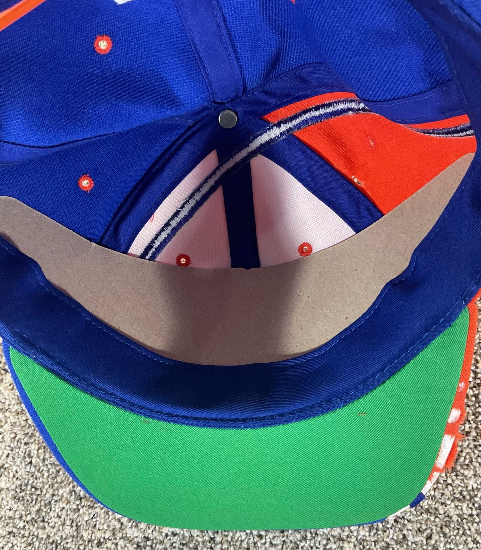90’s Reebok Proline Vintage Denver Broncos NFL Snapback Hat Orange NEVER WORN 6