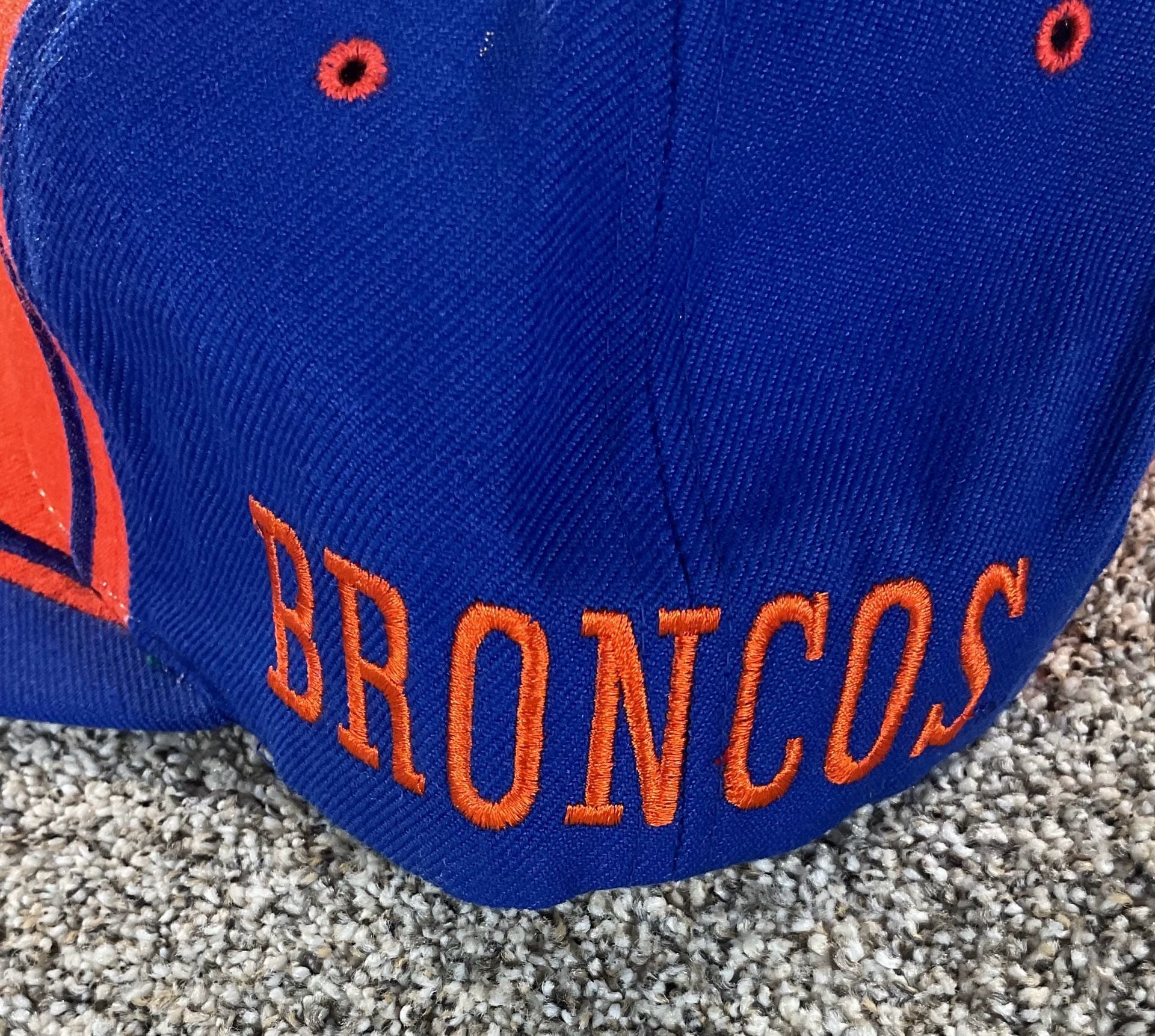 90’s Reebok Proline Vintage Denver Broncos NFL Snapback Hat Orange NEVER WORN 7
