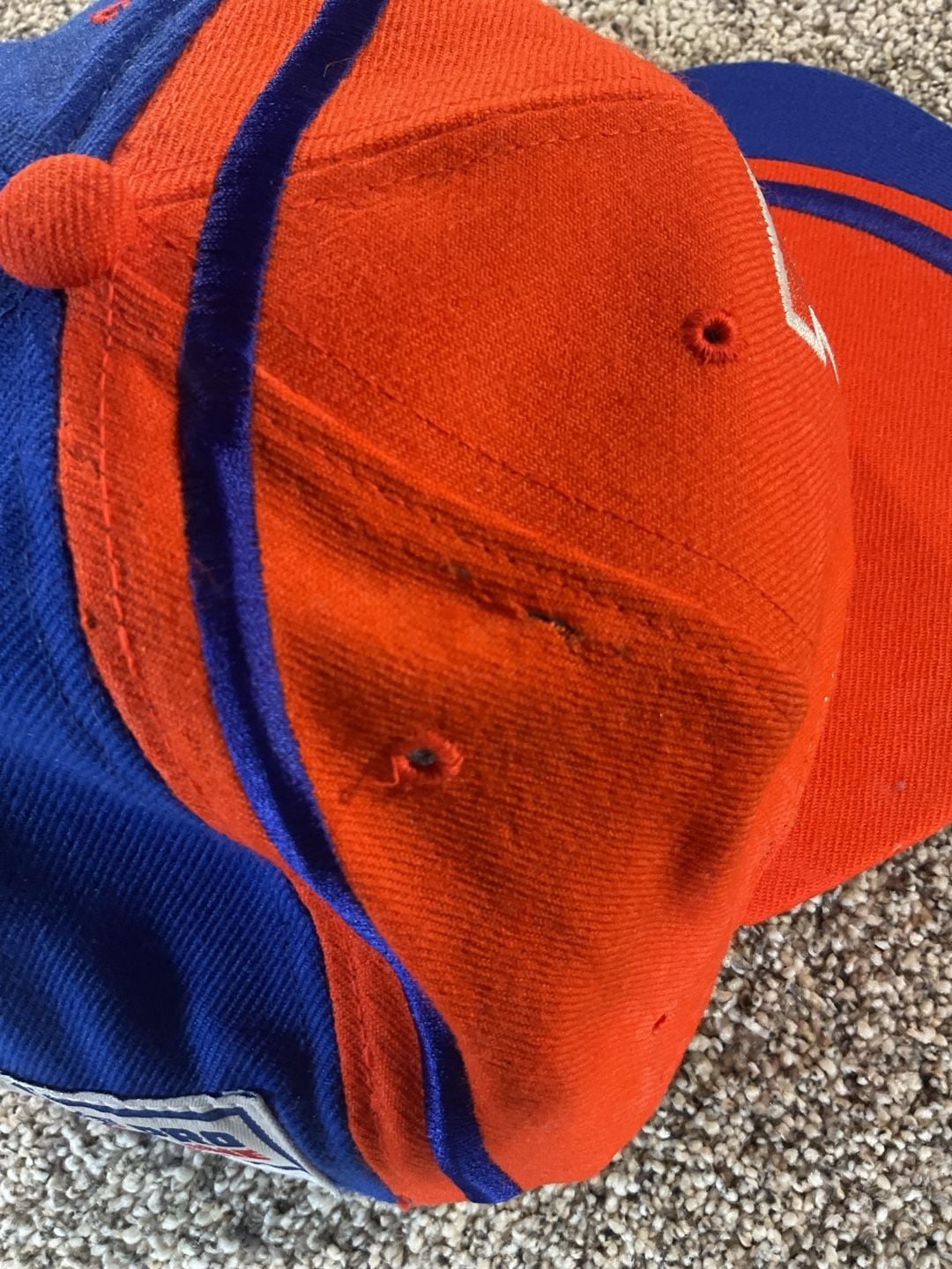 90’s Reebok Proline Vintage Denver Broncos NFL Snapback Hat Orange NEVER WORN 9