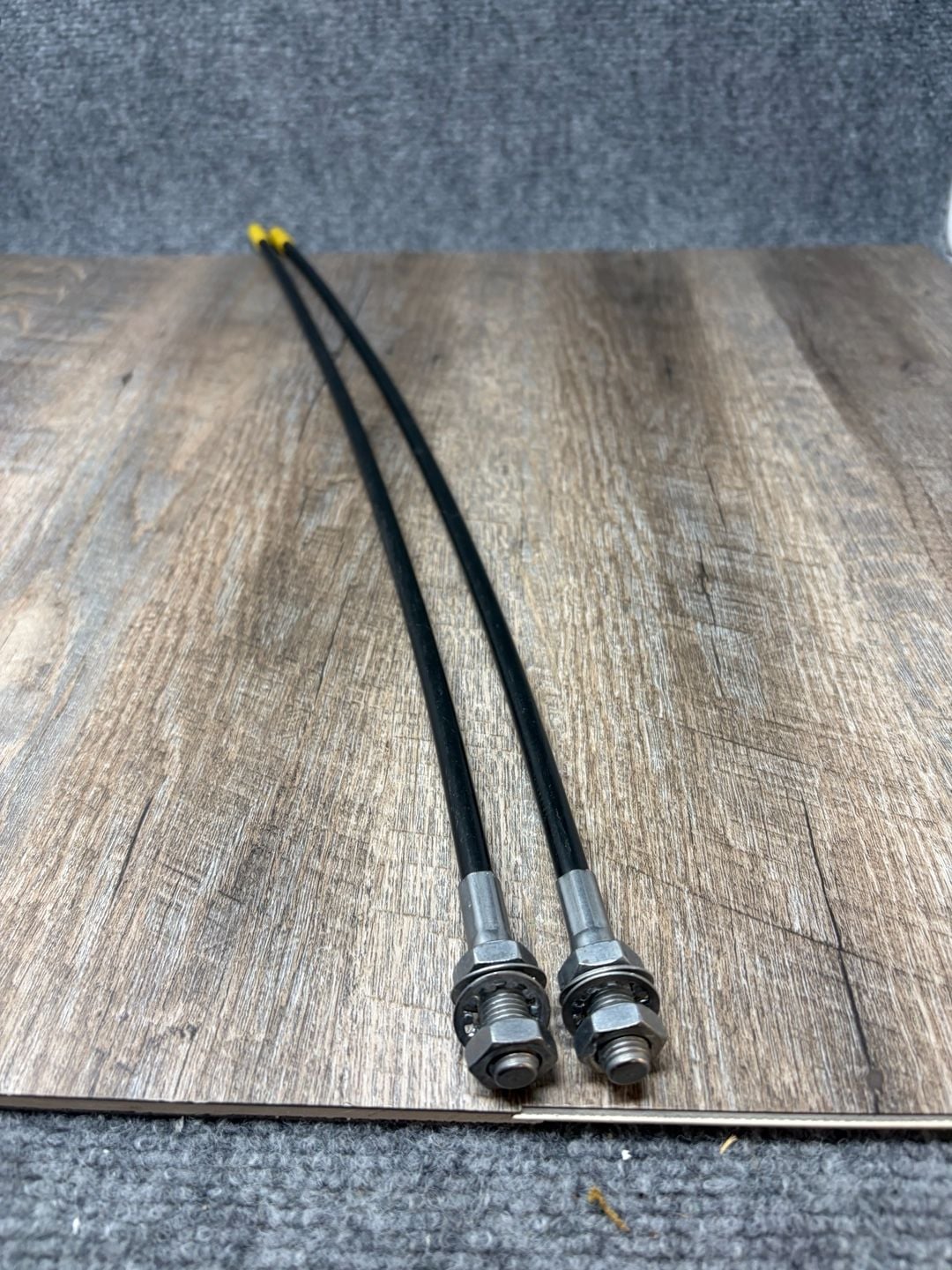 FISHER FLEXIBLE BLACK CABLE FILLED GUIDE MARKERS STICKS 25" 27195 A5108 7906K 2