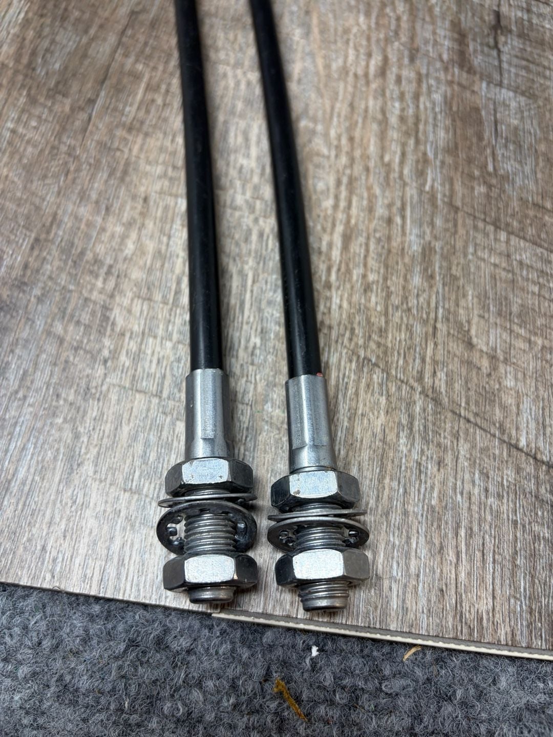 FISHER FLEXIBLE BLACK CABLE FILLED GUIDE MARKERS STICKS 25" 27195 A5108 7906K 3
