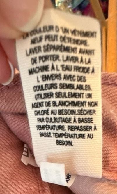 American Eagle Stretch Skinny Pink Faded Jeans Size 8 7