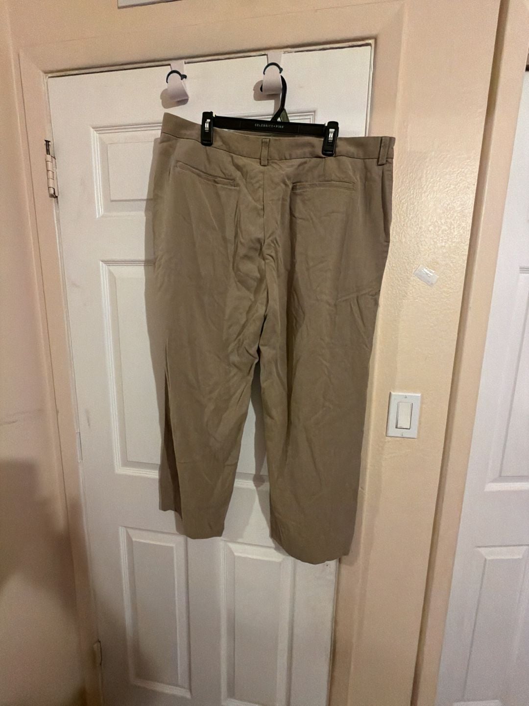 Tommy Bahama Silk Khaki Pleated Pants Men Tan 8