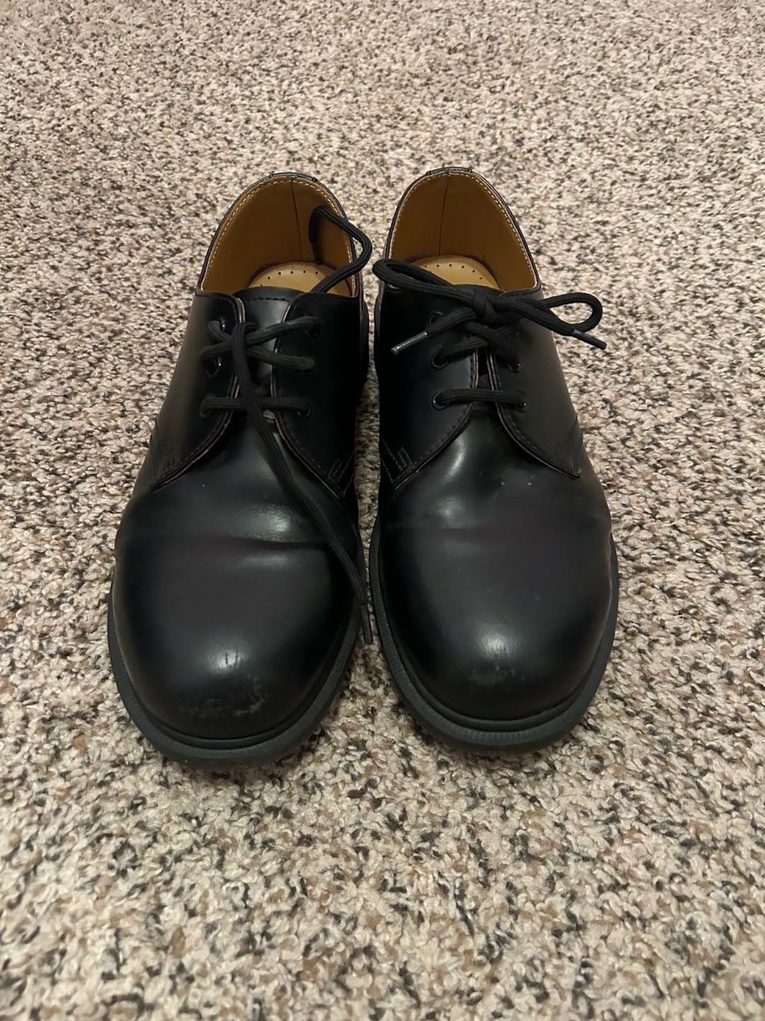 Dr. Martens 3-Eye Leather Oxford Shoes Black 3