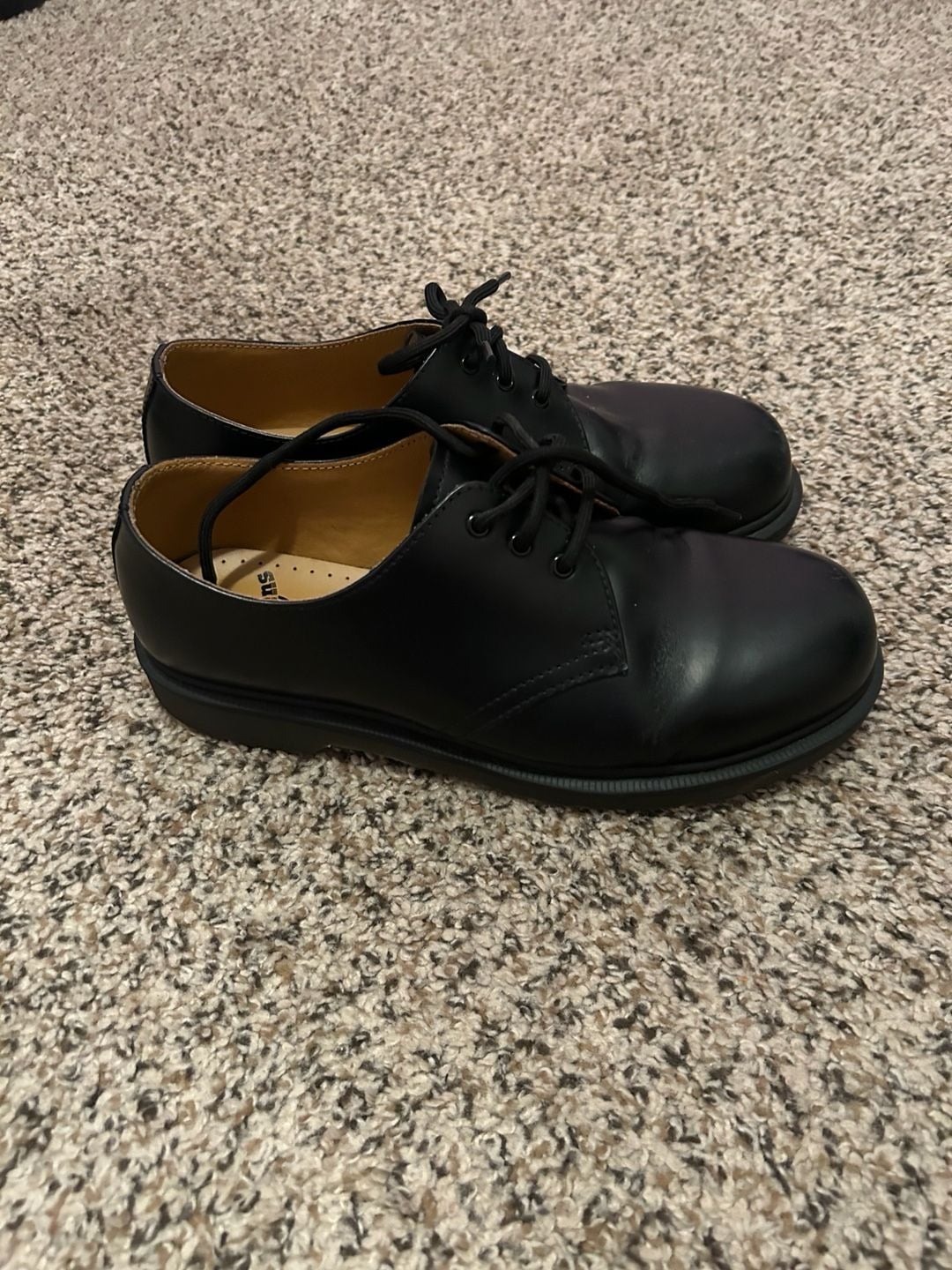 Dr. Martens 3-Eye Leather Oxford Shoes Black 4