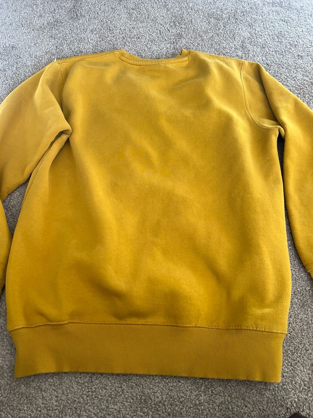 Gant 1949 American Sportswear Sweatshirt Crewneck Size XXL Mustard Yellow 6