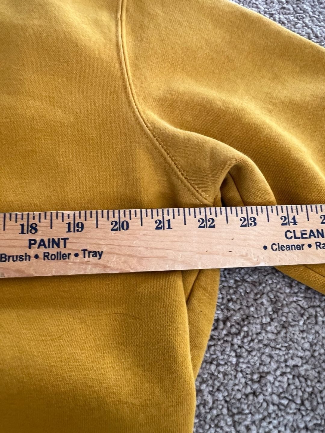 Gant 1949 American Sportswear Sweatshirt Crewneck Size XXL Mustard Yellow 7