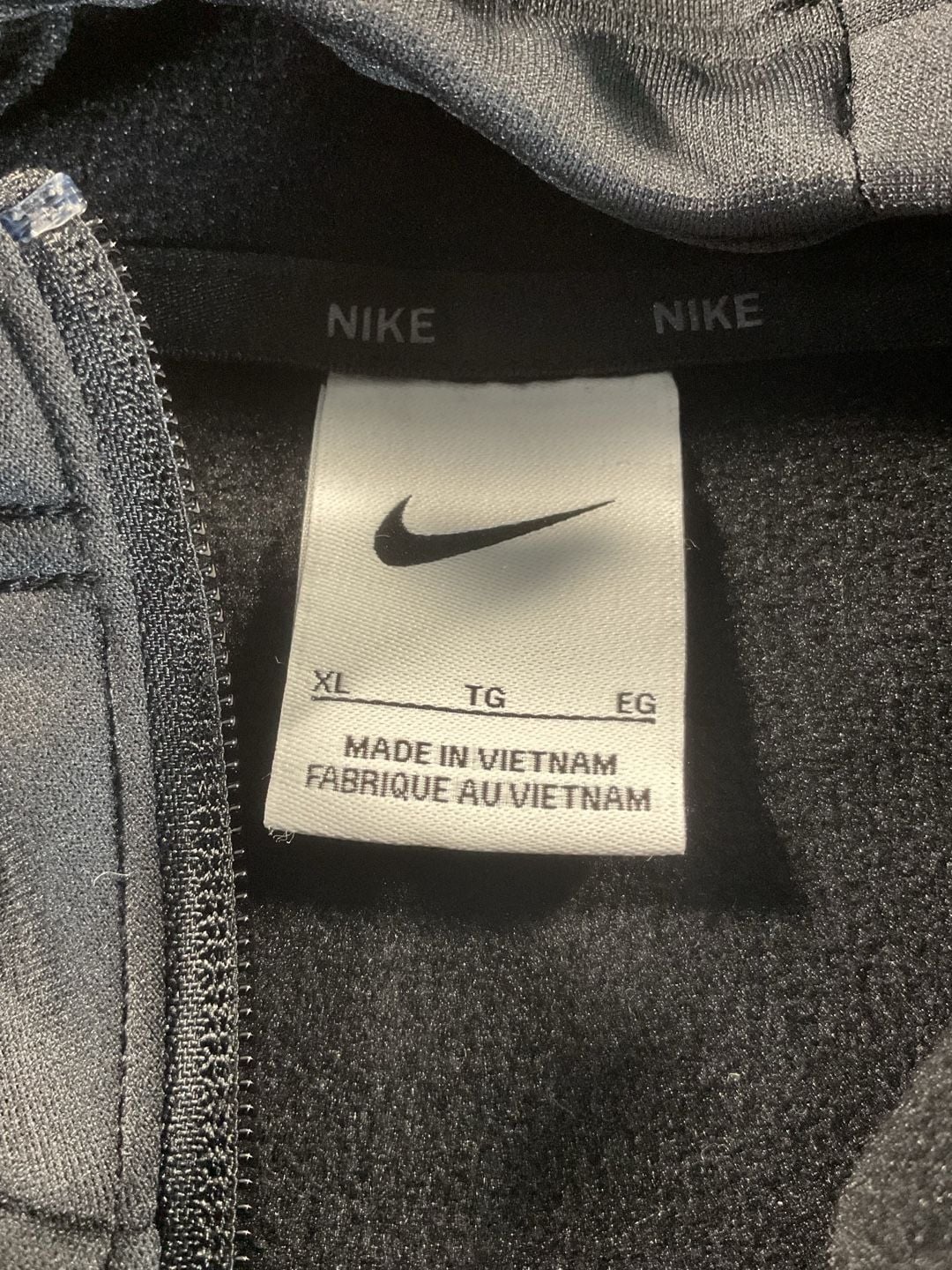 Nike T-Mobile Run DSG Half-Zip Pullover Hoodie Black Size XL 6