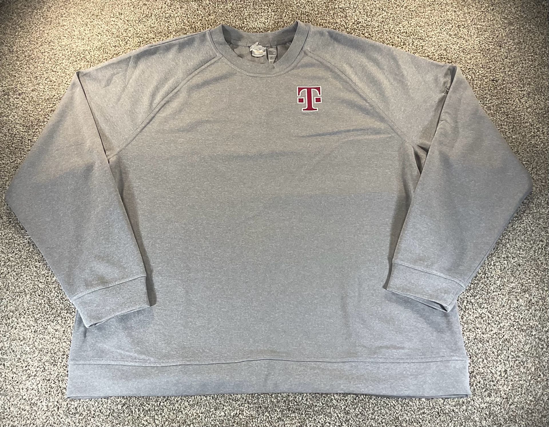 T-Mobile Long Sleeved Shirt Size XXL Gray Performance Logo Athletic Pullover 3