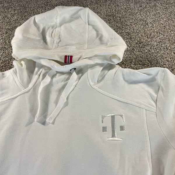 OGIO T-Mobile Logo WHITE OUT SOFT Pullover Hoodie Sweatshirt