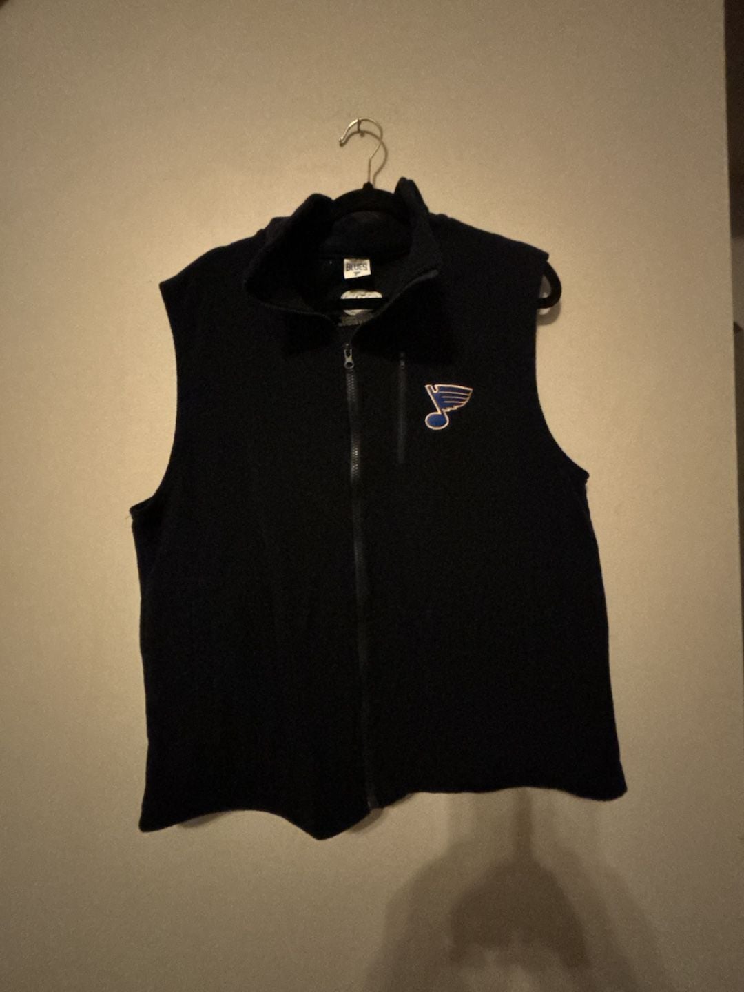St. Louis Blues Fleece Vest Size L Fox Sports Midwest 2