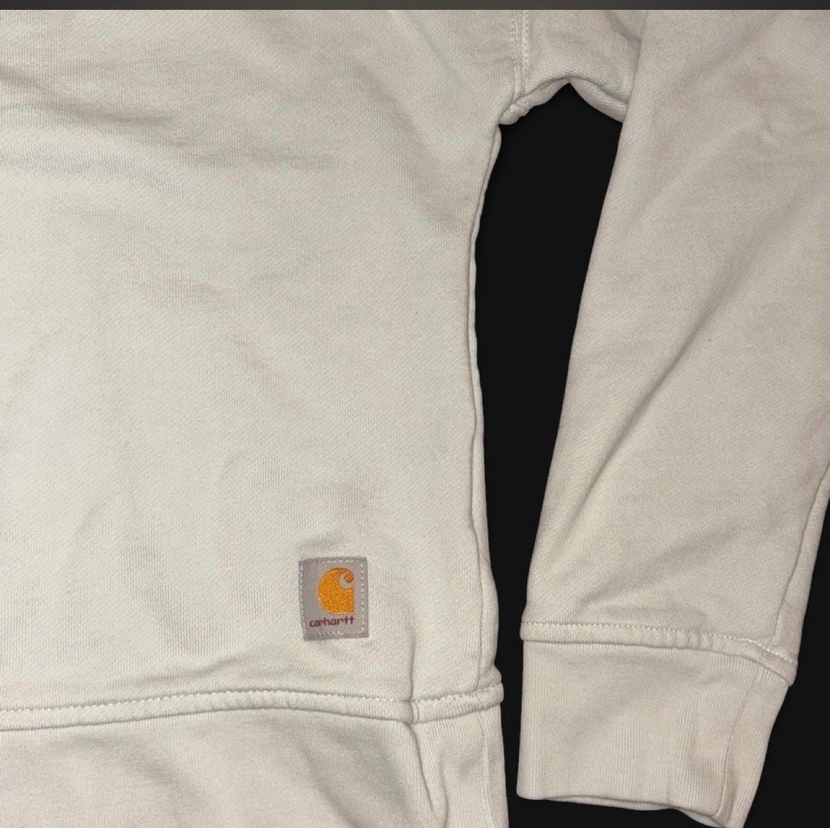 Carhartt Loose Fit French Terry Henley Sweatshirt Size S Light Green 7