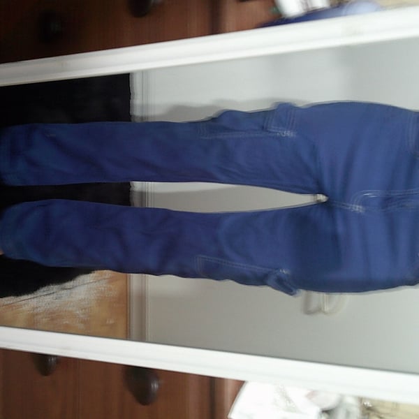S.O.N.G Straight Leg Blue Cargo Jeans