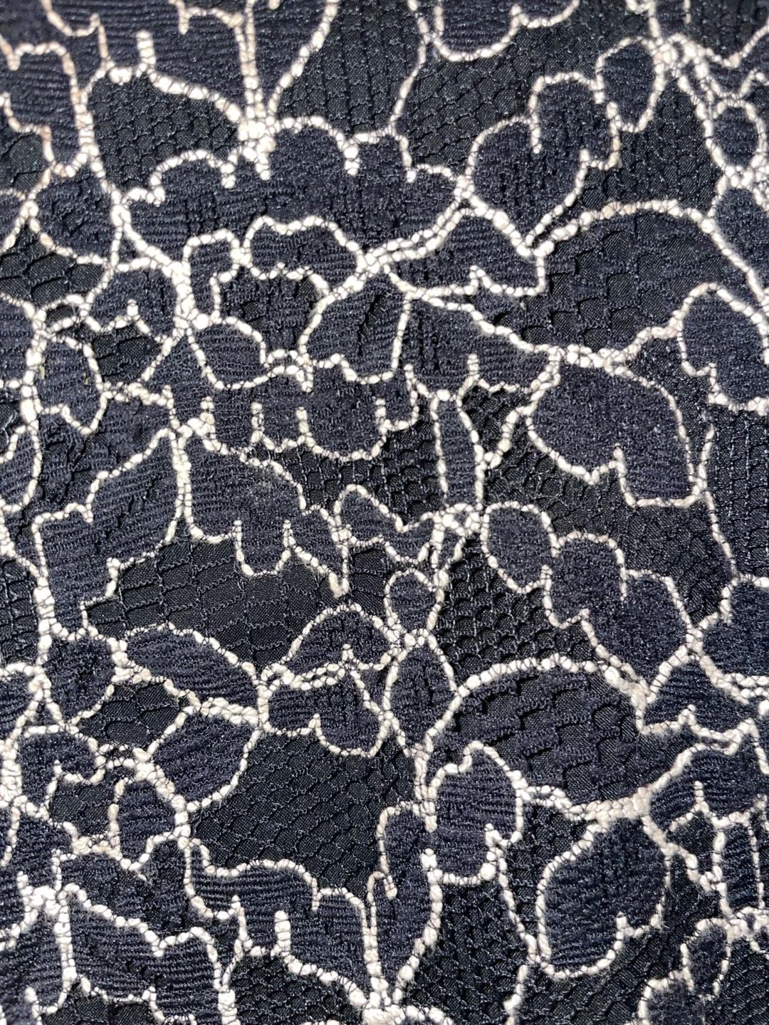 Dolce Vita Black Floral Lace High Waist Shorts XS Cream Contrast 8