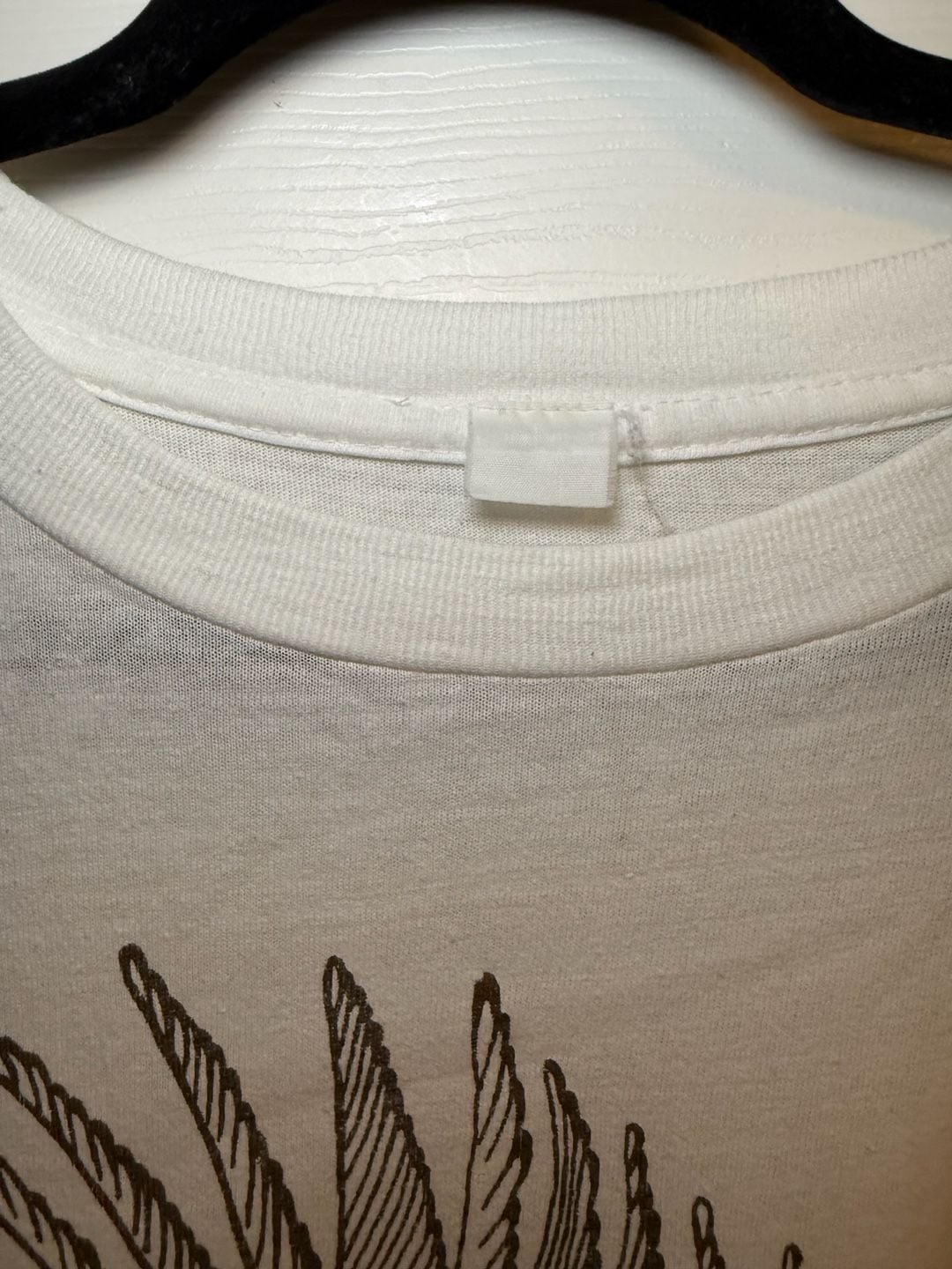 Vintage Las Vegas Native American Headdress Graphic T-Shirt White 5