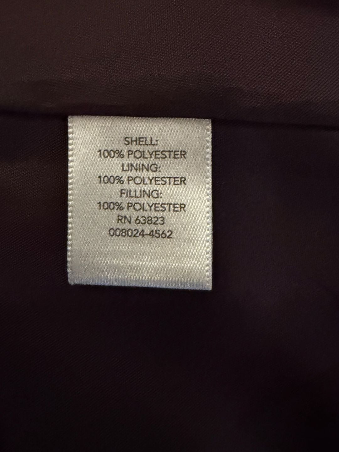 Cj Banks Quilted Vest Size 1X Maroon Full Zip Puffer Winter Outerwear 5