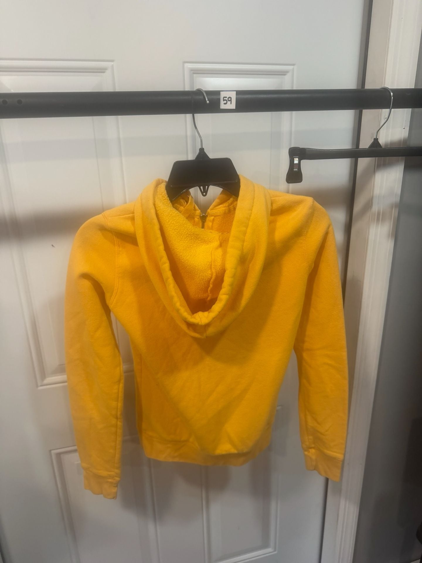 Aeropostale Full-Zip Hoodie Size XS Yellow Fleece 3