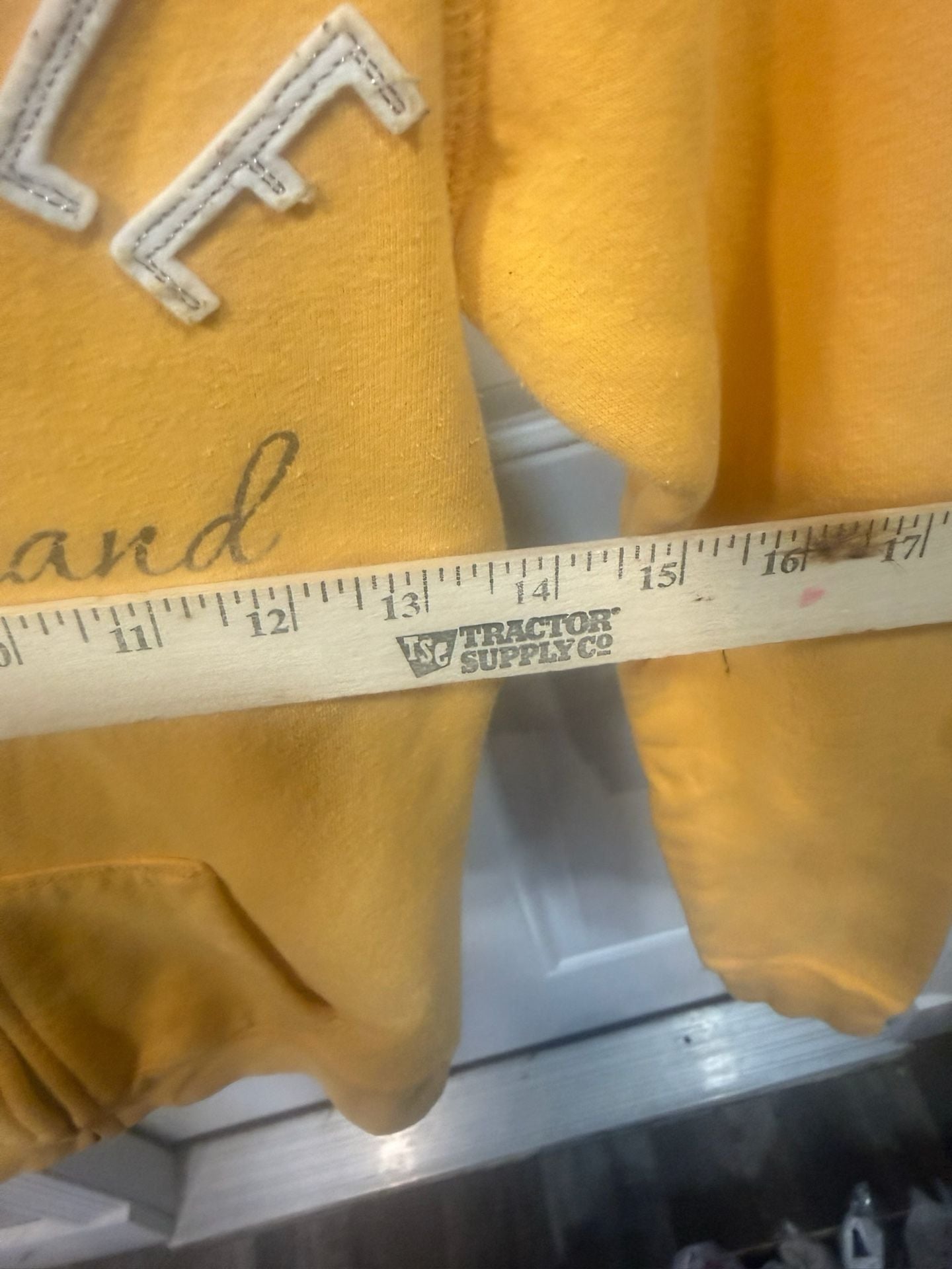 Aeropostale Full-Zip Hoodie Size XS Yellow Fleece 5