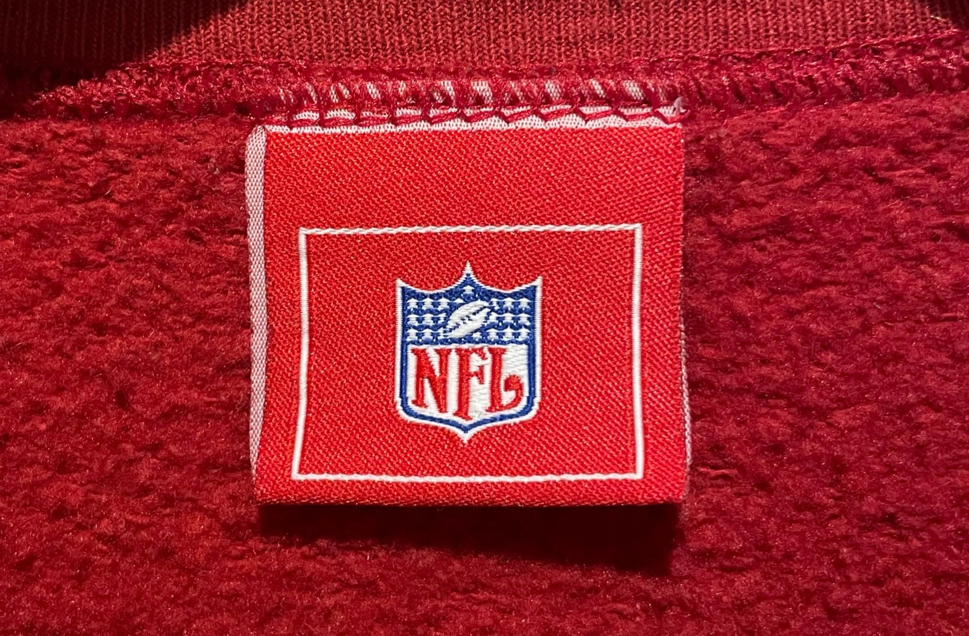 San Francisco 49ers NFL Red Crewneck Sweatshirt Oversized XL Football 5