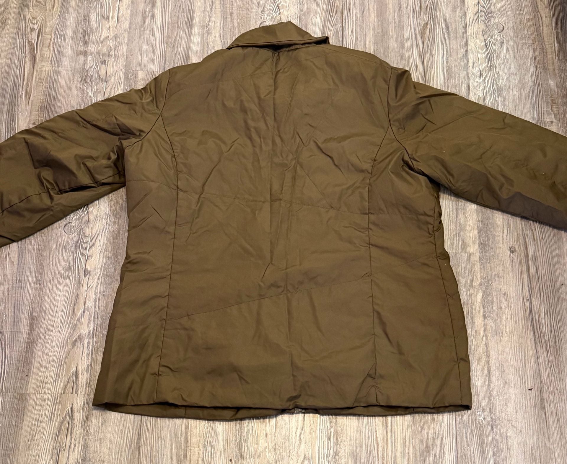 Caren Sport Puffer Jacket Size 2X Brown Full Zip Quilted Outerwear 8