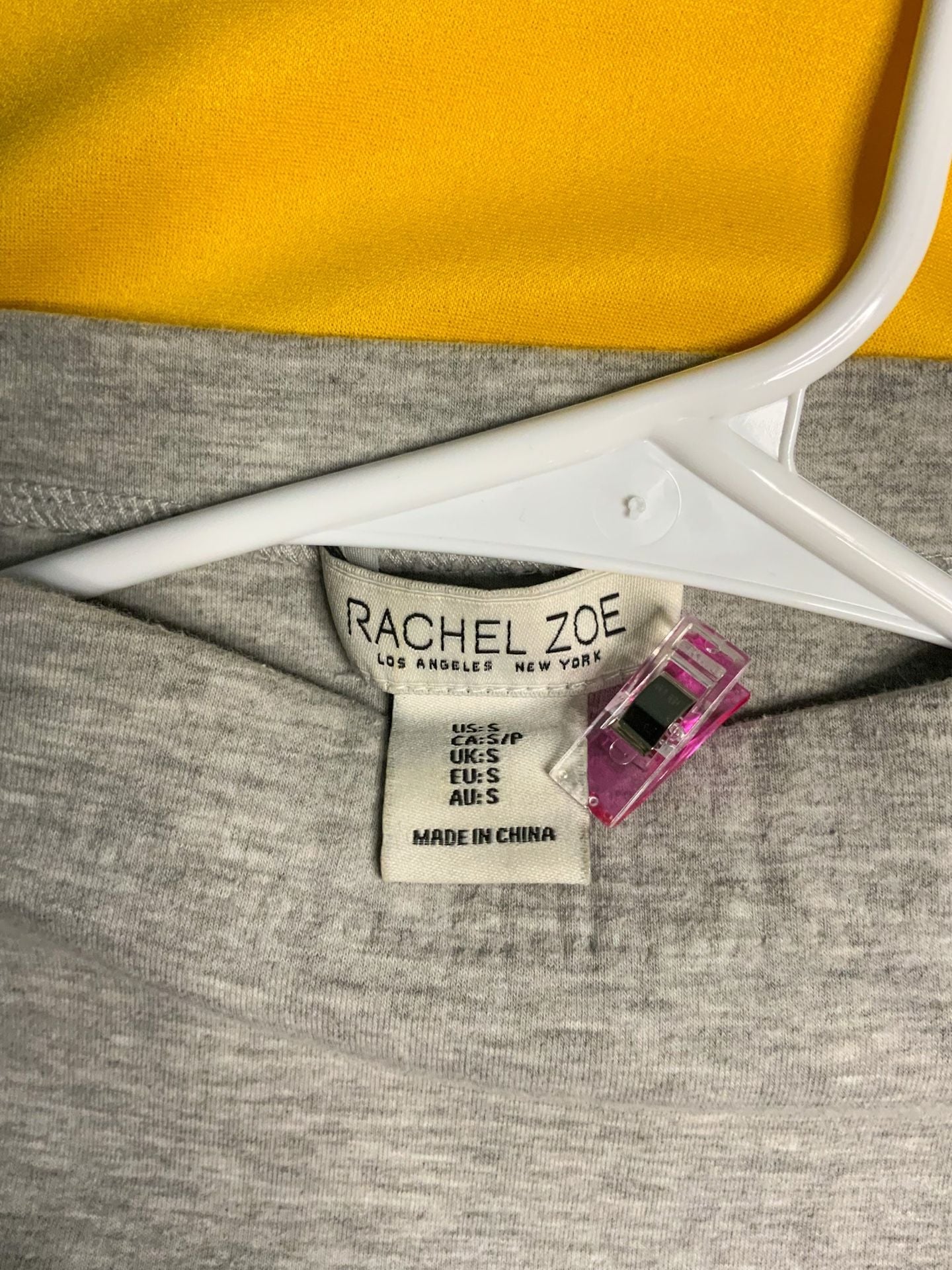 Rachel Zoe Gray Mock Neck Sweatshirt Women’s Size S 7
