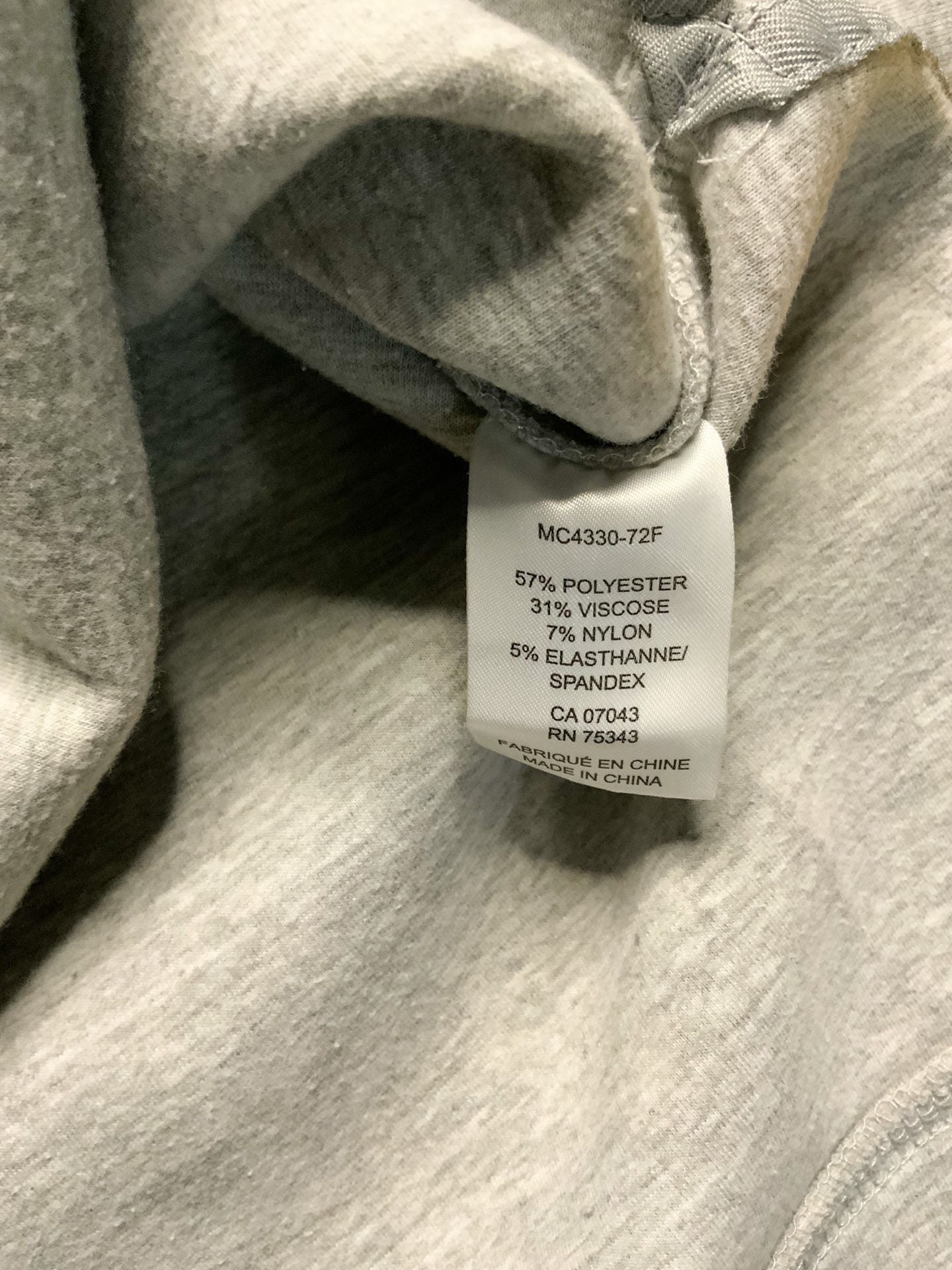 Rachel Zoe Gray Mock Neck Sweatshirt Women’s Size S 8