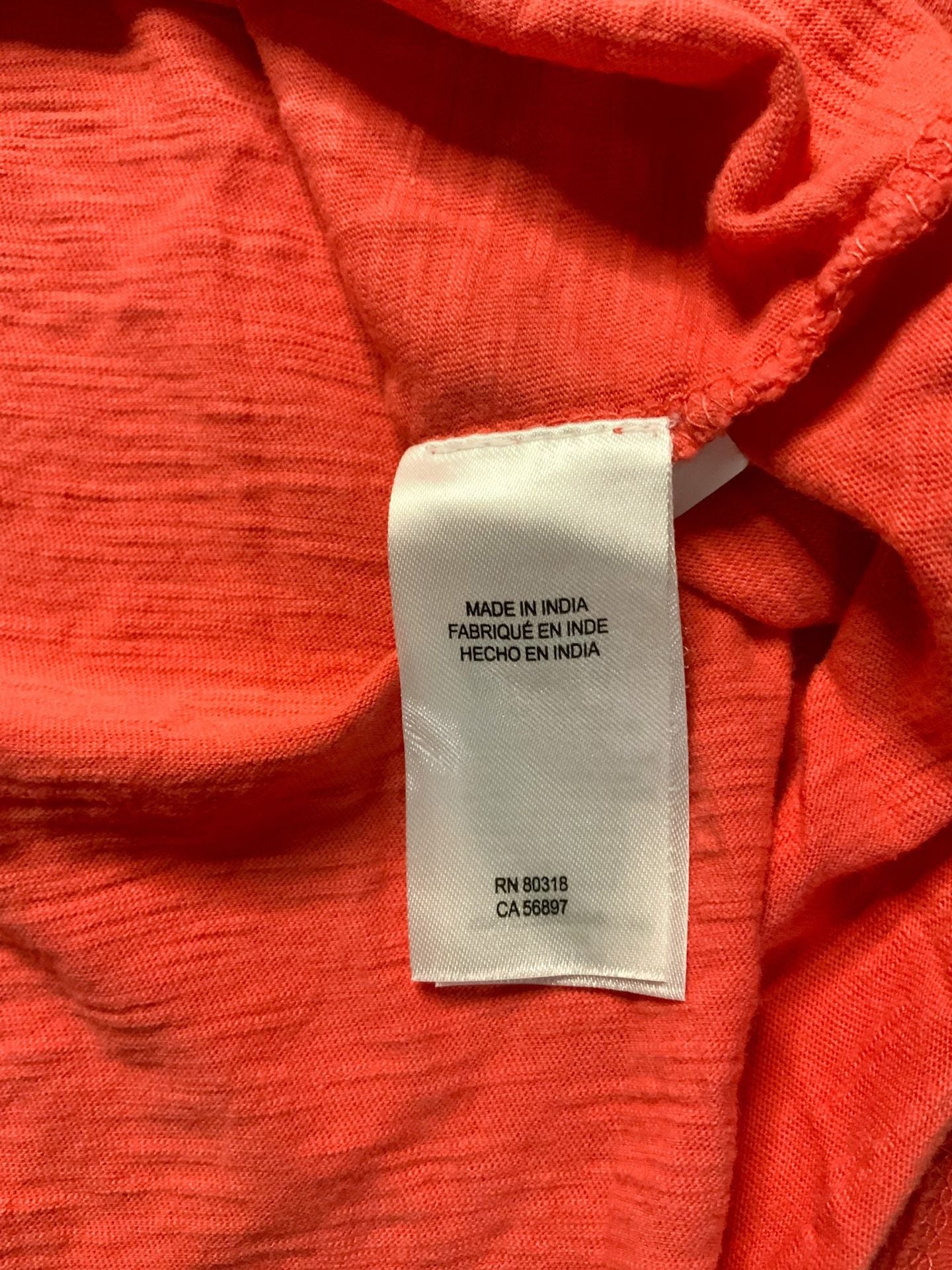 Lucky Brand Embroidered Blouse Women’s Size S Coral 7
