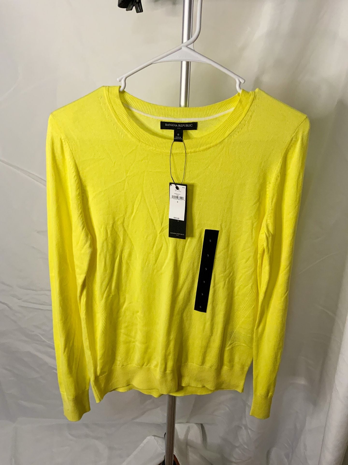Banana Republic Forever Yarn Sweater Women’s Size S Yellow 2